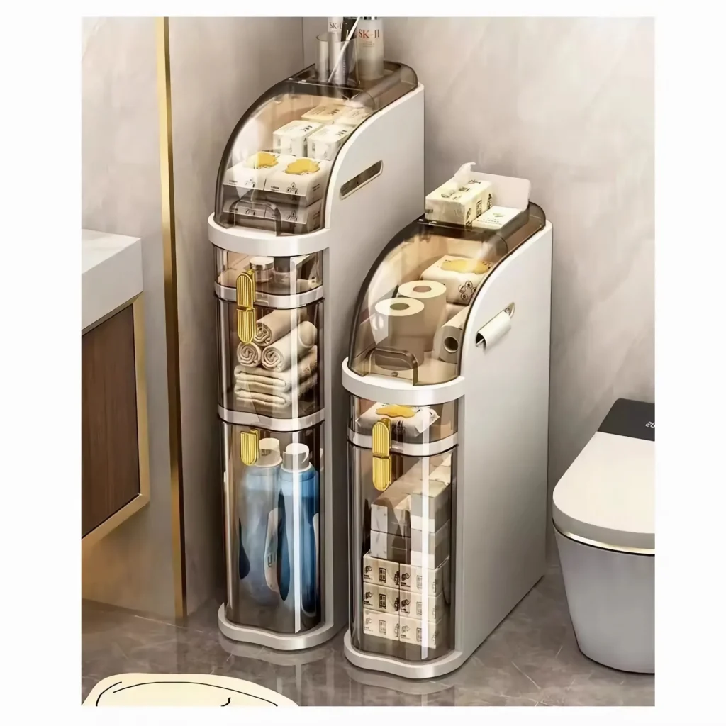 Bathroom Toilet Narrow Slit Drawer Storage